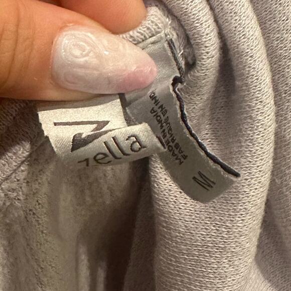 Z By Zella Lattice Crossback Active Long Sleeve Top - Lilac Purple - Picture 5 of 5